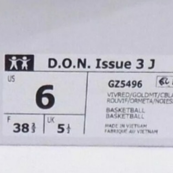 NEW sz 6 Adidas D.O.N. Boys #3 x Marvel Low Spider-Man Basketball Sneakers Shoe - Picture 5 of 5